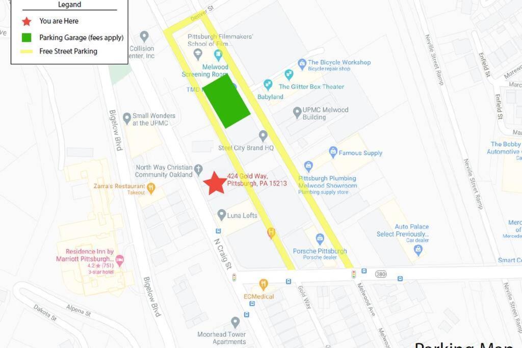 3E-*New* Apartment -5 Min From Downtown, Sleeps 4 匹兹堡 外观 照片